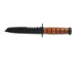 Leather Tanto, Serrated Edge