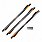 Black Alum 20" bolts vane 6 pack