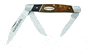3 Blade Stockman - Clam Burl/Pk